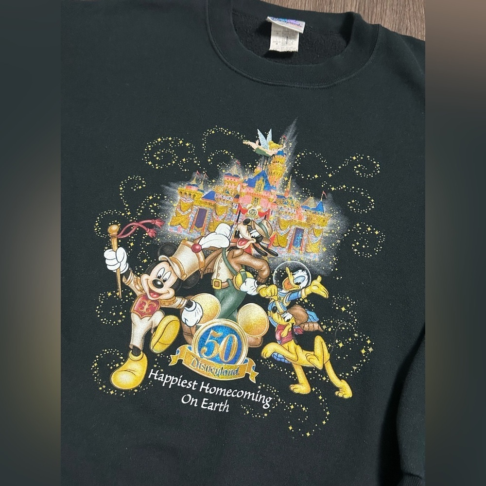 Vintage Disneyland 50th Anniversary Crewneck Sweater - Picture 2 of 5